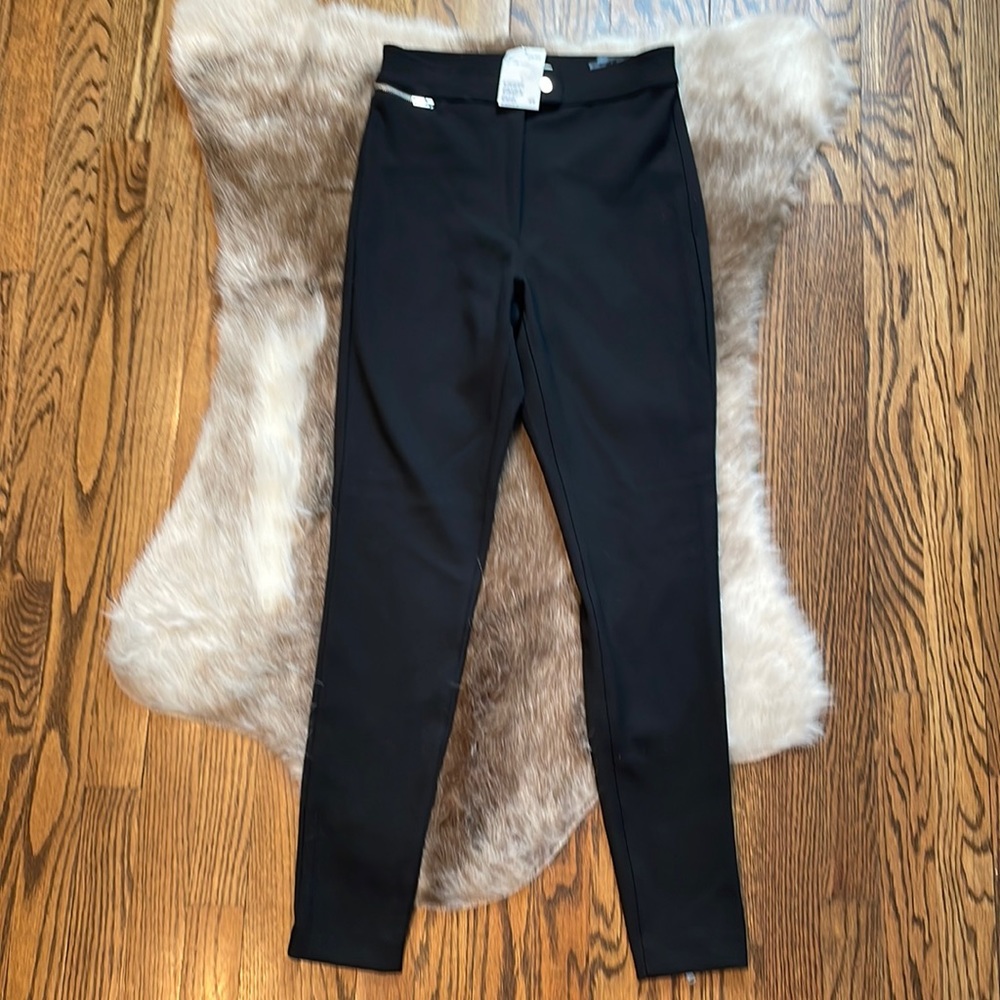 H&M pants leggings with zipper details NWT$30 - Picture 1 of 6